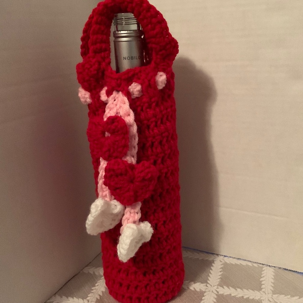 Hand Crocheted Wine Bottle cover